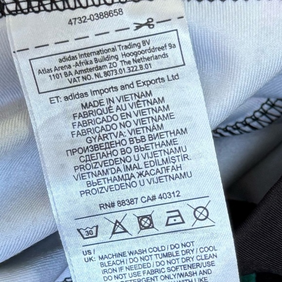 Adidas Triple Stripe Floral Leggings Small - Picture 11 of 12